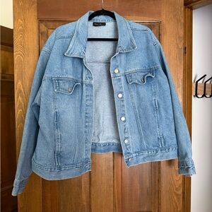 Ashley Stewart Blue Jean Jacket Classic Style